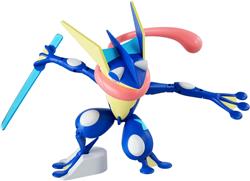 BANDAI Hobby Pokemon Model Kit Greninja | Simple Assembly Kit | No Tools | No Paint | Fit & Snap By Hand!  (Pokemon Figure Kit)