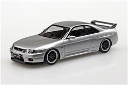 Aoshima 1/32 SNAP KIT #15-SP4 Nissan R33 Skyline GT-R Custom Wheel (Sonic Silver) Model Kit | No Glue Needed | Snap by Hand