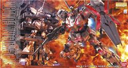 BANDAI Hobby MG 1/100 Unicorn Gundam (Screen Image Special) with MS Cage  'Gundam UC' Kit de modélisation
