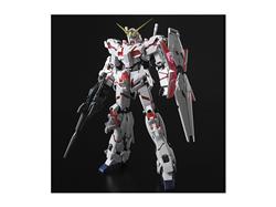 BANDAI Hobby MG 1/100 Unicorn Gundam (Screen Image Special) with MS Cage  'Gundam UC' Kit de modélisation