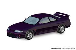 Aoshima 1/32 SNAP KIT #15-A Nissan R33 Skyline GT-R (Midnight Purple) Model Kit | No Glue Needed | Snap by Hand