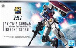 BANDAI Hobby HG 1/144 RX-78-2 Gundam (Beyond Global) Model Kit