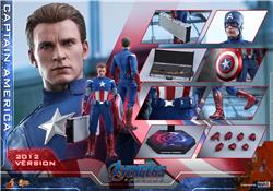 Hot Toys Avengers: Endgame Captain America (2012 Version) 1/6 Sixth Scale Collectible Figure