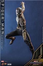 Hot Toys Spider-Man: No Way Home Spider-Man (Black & Gold Suit) 1/6 Sixth Scale Collectible Figure