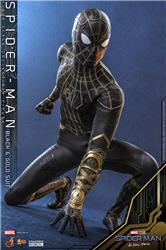 Hot Toys Spider-Man: No Way Home Spider-Man (Black & Gold Suit) 1/6 Sixth Scale Collectible Figure