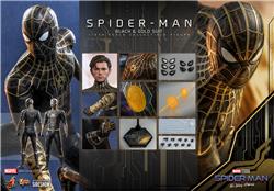 Hot Toys Spider-Man: No Way Home Spider-Man (Black & Gold Suit) 1/6 Sixth Scale Collectible Figure