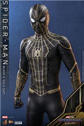 Hot Toys Spider-Man: No Way Home Spider-Man (Black & Gold Suit) 1/6 Sixth Scale Collectible Figure