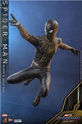 Hot Toys Spider-Man: No Way Home Spider-Man (Black & Gold Suit) 1/6 Sixth Scale Collectible Figure