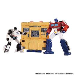 Hasbro Takara Tomy Transformers Dramatic Capture Series DCS-2 Autobot Headquarters Jazz, Mainframe, and Optimus Prime Set Fi...