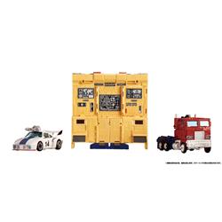 Hasbro Takara Tomy Transformers Dramatic Capture Series DCS-2 Autobot Headquarters Jazz, Mainframe, and Optimus Prime Set Fi...
