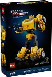 LEGO Icons Transformers Bumblebee Collectible Building Set 10338