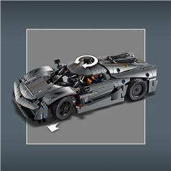 LEGO Technic Koenigsegg Jesko Absolut Grey Hypercar Sports Car 42173