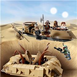 LEGO Star Wars Desert Skiff & Sarlacc Pit Building Set 75396