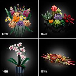 LEGO Icons Dried Flower Centerpiece Set for Adults 10314