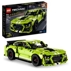 LEGO Technic Ford Mustang Shelby GT500 42138 Model Building Kit; Pull-