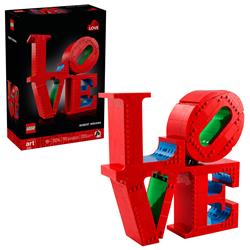 LEGO Art LOVE Collectible Building Set, Home Décor and Couples Gift Id
