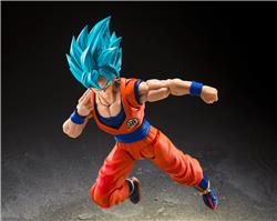BANDAI SHF Dragon Ball Super Saiyan God Son Goku Blue Power