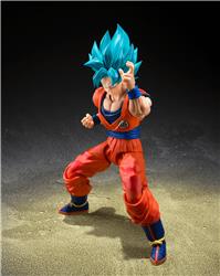 BANDAI SHF Dragon Ball Super Saiyan God Son Goku Blue Power