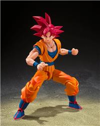 BANDAI SHF Dragon Ball Super Saiyan God Son Goku God Aura
