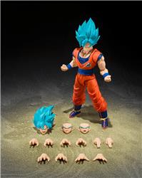 BANDAI SHF Dragon Ball Super Saiyan God Son Goku Blue Power