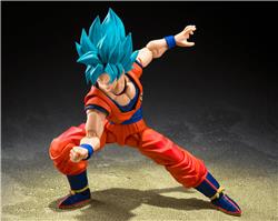 BANDAI SHF Dragon Ball Super Saiyan God Son Goku Blue Power
