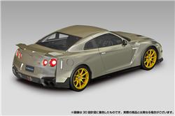 Aoshima 1/32 SNAP KIT #03-MJ, NISSAN R35 GT-R 2024 (Millennium Jade) Model Kit | No Glue Needed | Snap by Hand