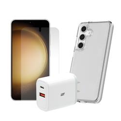 Samsung Galaxy S24 - Bundle TUFF8, Tempered Glass, 30W PD Charger