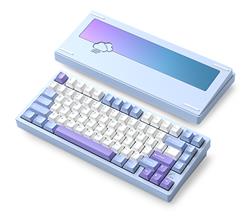 WOB RAINY75 75% bleu clavier mécanique personnalisé en aluminium