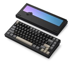 WOB RAINY75 75% Black Customized Mechanical Aluminum Keyboard(Open Box)