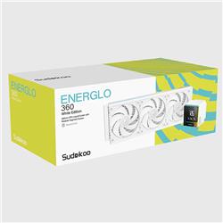 Sudokoo ENERGLO 360 Liquid Cooler w/ Data Display White