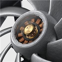 Sudokoo MACH120 120 mm Régulier Ventilateur Paquet de 1 Noir(Open Box)