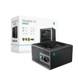 DeepCool PK-D V2 650W Gold ATX Power Supply, Black