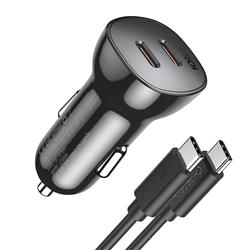 Choetech 36W Dual USB-C PD Car Charger | 1M C to C Cable(Open Box)