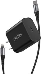 Choetech 18W USB-C PD Power Adapter, 1.2m Cable(Open Box)