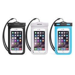 Choetech Universal Waterproof Bag for Mobile Phone | 3-Pack | Black/White/Blue