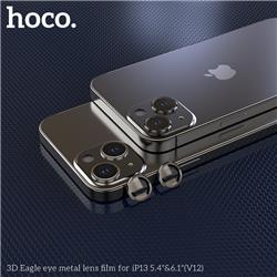 HOCO 3D Eagle Eye Metal Lens Film for iPhone 13 Mini &13 Black