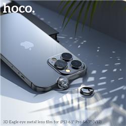 HOCO 3D Eagle eye metal lens film for iPhone 13 Pro & Pro Max Black