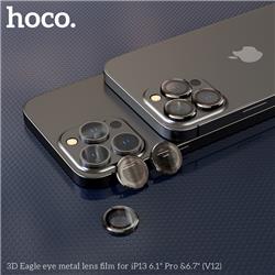 HOCO 3D Eagle eye metal lens film for iPhone 13 Pro & Pro Max Black