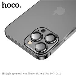 HOCO 3D Eagle eye metal lens film for iPhone 13 Pro & Pro Max Black