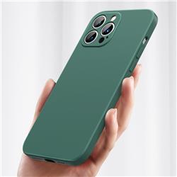 BENKS (Cube) - Étui protecteur souple pour iPhone 13 6,7 po vert