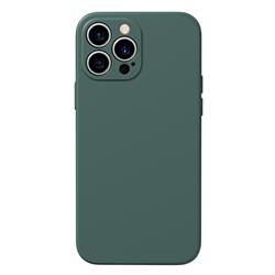 BENKS (Cube) - Étui protecteur souple pour iPhone 13 6,7 po vert