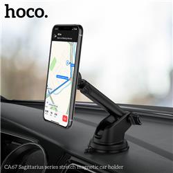 HOCO Magnetic Car Mount, Stretch Dashboard and Windshield, Black