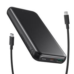 Choetech 10000mAh PD + QC 18W Power Bank, 50cm USB-C to USB-C Cable(Open Box)