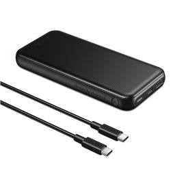 Choetech 10000mAh PD + QC 18W Power Bank, 50cm USB-C to USB-C Cable(Open Box)