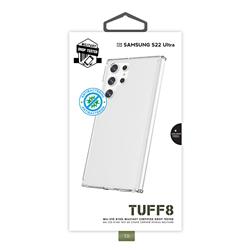 TUFF8 CLEAR BACK CASE FOR SAMSUNG GALAXY S22 ULTRA