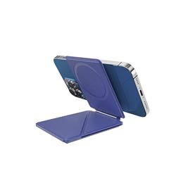 iCAN Magnetic Phone Stand for Laptop, Car and Tripod, Stickable, Blue