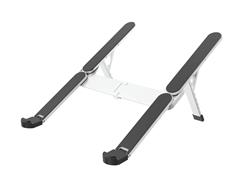 iCAN Ultimate Foldable Tablet/Laptop Stand for Desk, Silver