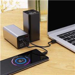 iCAN 20000mAh 65W Laptop Portable Power Bank, 4 Outputs & 2 Inputs(Open Box)