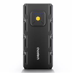 Choetech Car Jump Starter And Power Bank, Black