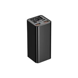 Batterie externe portable 20 000 mAh 100 W pour ordinateur portable avec 4 sorties et 2 entrées, LE